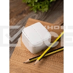 Выключатель 2-клавишный ОП 10А белый Минск EKF Basic, фото3