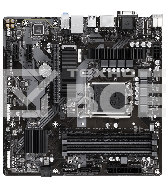 Материнская плата Gigabyte B760M DS3H DDR4, LGA 1700, Intel B760, 4xDDR4, 4xSATA, 2xM.2, 1xPCIe 4.0 x16, 2xPCIe x1, 1xHDMI, 1xDP, 1xVGA, 1x 2.5Gb LAN, 3xUSB-A 3.2 Gen 1, 1xUSB-C 3.2 Gen 2, 2xUSB-A 2.0, 3x3.5 мм, 7.1, mATX