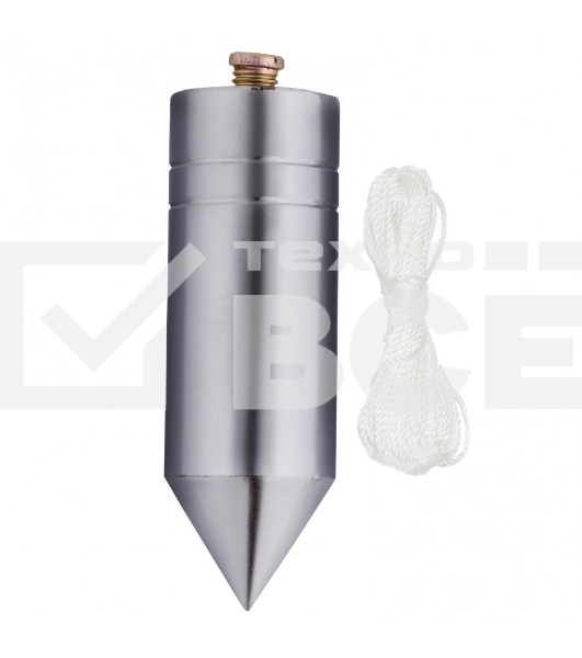 Отвес Matrix цилиндрический, 600 г, шнур 5 м