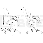 Кресло детское Бюрократ KD-W10 голубой овечки крестов. пластик пластик белый, фото3