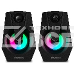 Колонки Sven 370 2.0 чёрные  (2x2W, USB, RGB подсветка), фото11