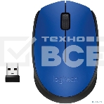 Мышь беспроводная Logitech M171 синий, 1000 dpi, радиоканал, USB, кнопки - 3, фото13