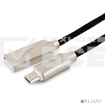 Кабель USB 2.0 Cablexpert CC-P-mUSB02Bk-0.5M, AM/microB, серия Platinum, длина 0.5м, черный, блистер, фото2