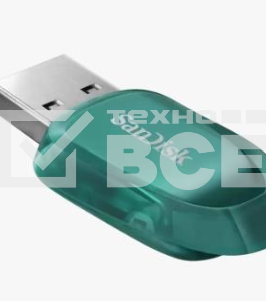 Флеш диск 512GB SanDisk CZ96 Ultra Eco, USB 3.2, Blue-Green