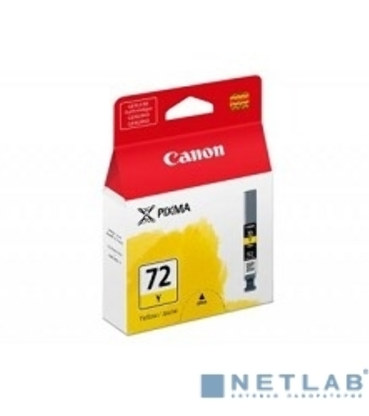 Картридж струйный PGI-72Y (6406B001), для Canon PRO-10, Желтый, 377 стр.
