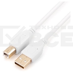 Кабель а/в GoPower Длина 1.8 м Разъемы USB A (M)-USB B (M) белый 00-00028931, фото 1