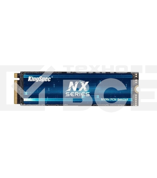 Накопитель SSD M.2 KingSpec NX-1TB, PCIe 3.0 x4, NVMe, R/W 3400/3100