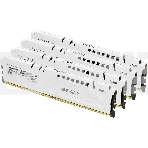 Оперативная память Kingston Fury Beast, DDR5, 64GB (4x16 GB), 6000 MHz, CL40, радиатор, белый, фото4
