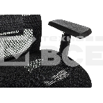 Кресло руководителя Бюрократ MC-912-H черный, сетка с подголов. крестов. металл хром, фото7