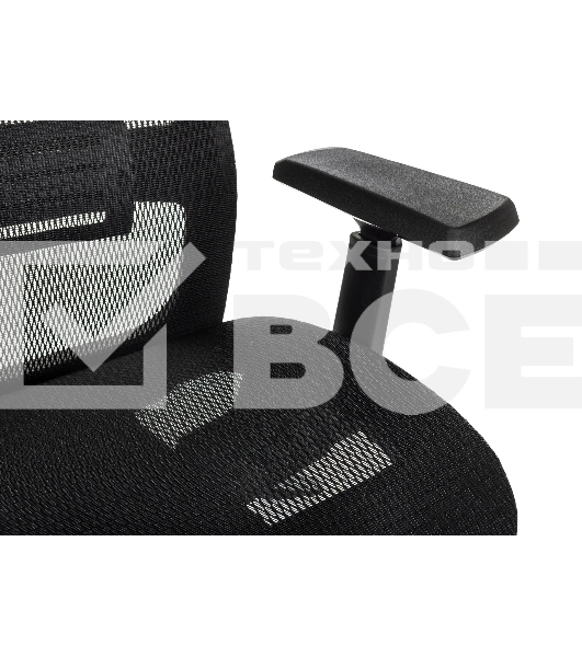 Кресло руководителя Бюрократ MC-912-H черный, сетка с подголов. крестов. металл хром