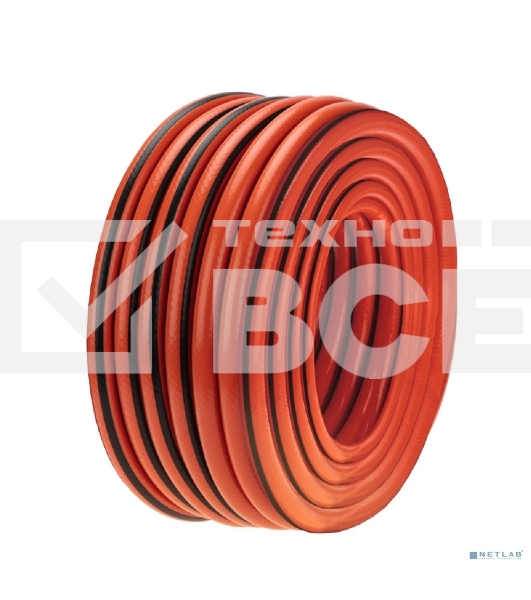 Шланг поливочный ПВХ 3-х слойный армированный 3/4' 25м Люкс ЧЕТЫРЕ СЕЗОНА 