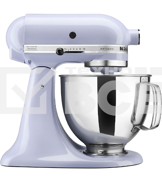 Настольный миксер с откидным блоком KitchenAid 5KSM125ELR Artisan 4.8 л цвет лавандовый