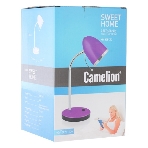 Светильник Camelion KD-313 C12 фиолетовый (настольный, 230V 60W, E27), фото3