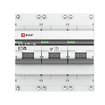 Выключатель автоматический модульный 3п C 125А 10кА ВА 47-100 PROxima EKF mcb47100-3-125C-pro, фото2