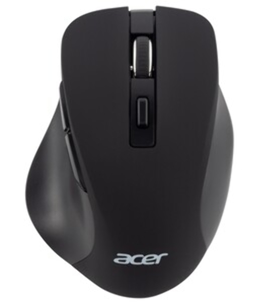 Мышь беспроводная Acer OMR140 черный, 1600 dpi, радиоканал, USB, кнопки - 6
