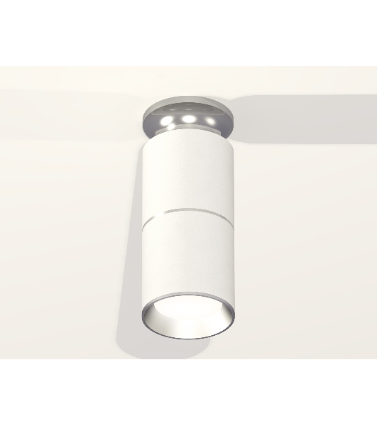 Светильник Ambrella Light XS6301240 SWH/PSL белый песок/серебро полированное MR16 GU5.3 (N6903, C6301, A2060, N6104)