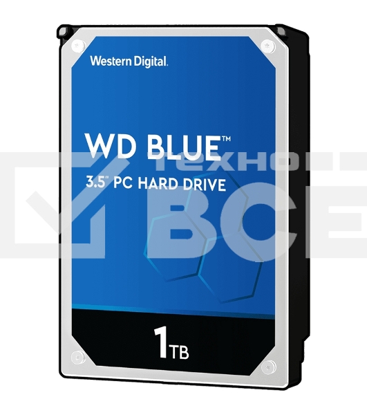 Жесткий диск Western Digital 1Tb 7200rpm WD10EZEX Original SATA-III Caviar Blue 64Mb 3.5