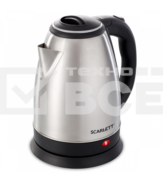 Чайник электрический Scarlett SC-EK21S26 1.8л. 1800Вт серебристый (корпус: нержавеющая сталь)