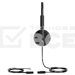 Гарнитура YEALINK YHS34 Lite Dual Дуо, Проводная, HD звук, QD, RJ9, шт, фото 1