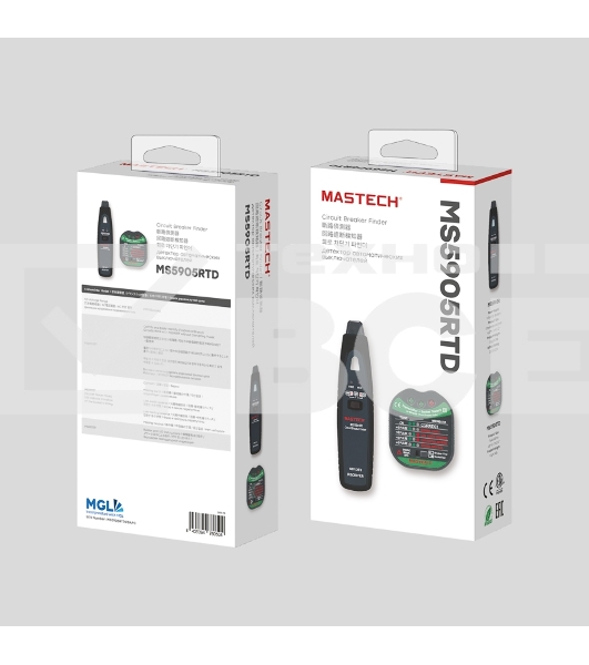 Тестер розеток, детектор автоматов MS5905RTD MASTECH