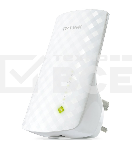 Повторитель беспроводного сигнала TP-Link SOHO RE200 10/100BASE-TX/Wi-Fi белый поставляется без кабеля RJ-45
