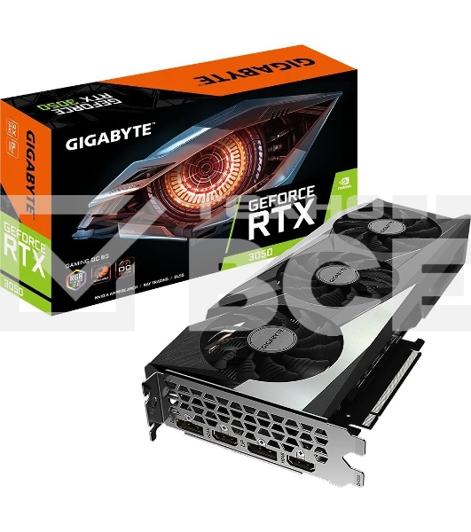 Видеокарта Gigabyte GV-N3050 GAMING OC-8GD GDDR6 128bit 1822/14000 HDMIx2 DPx2 HDCP