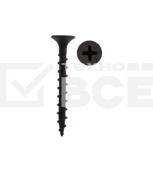 Саморез гипсокартон-дерево Kranz 3,5х45 пакет (500 шт/уп)