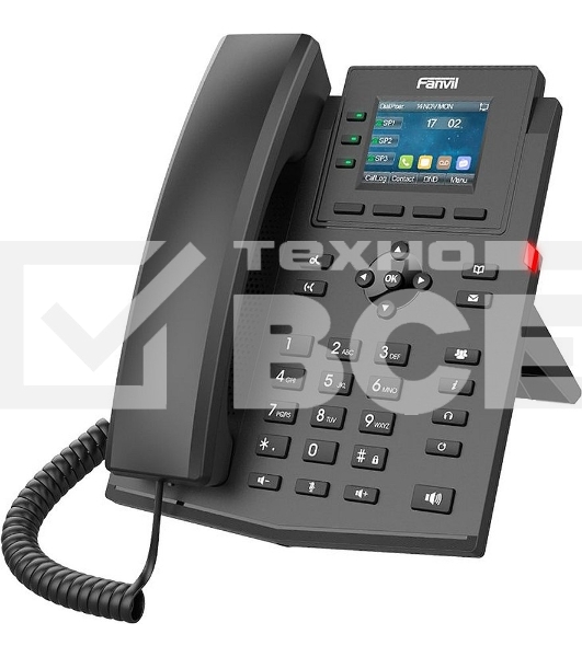 Телефон IP Fanvil X303W черный