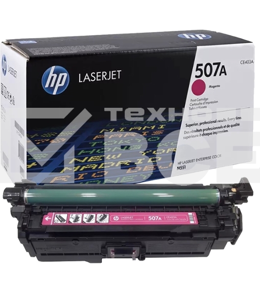 Картридж лазерный HP CE403A пурпурный для CLJ M551 6000стр.