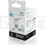 Лампа светодиодная Gauss Elementary 63228 8Вт цок.:E27 рефлек. 220B 4100K св.свеч.бел.нейт. (упак.:10шт), фото4
