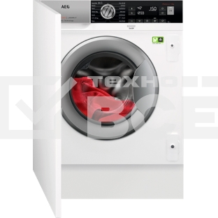 Стиральная машина встраиваемая AEG L8FBE48SCI белый, загрузка фронтальная 8 кг, 1400 об/мин, класс: A