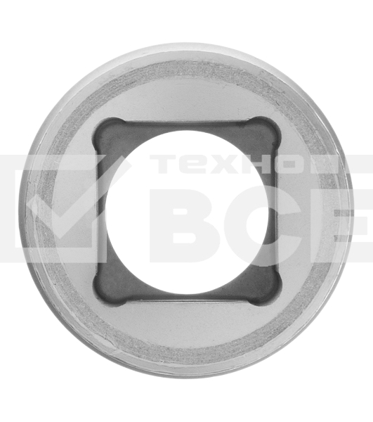 Головка торцевая, 18 мм, 6-гранная, CrV, под квадрат 1/2