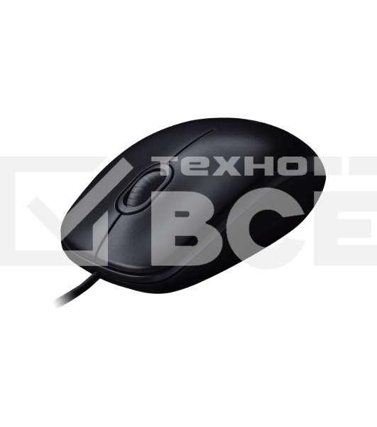 Мышь проводная Logitech M100/100R DARK/GREY (темно-серая/черная), 1000 dpi, USB, кнопки - 3