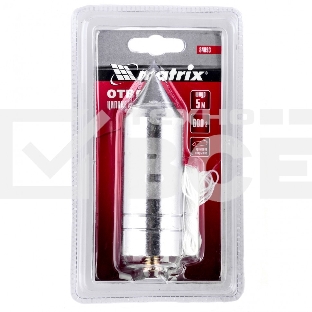 Отвес Matrix цилиндрический, 600 г, шнур 5 м