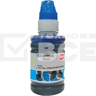 Чернила Cactus CS-GI490CB голубой100мл для Canon Pixma G1400/G2400/G3400