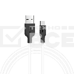 Кабель HOCO USB X21 Silicone, USB - Type-C, 2А, 1 м, белый, фото2