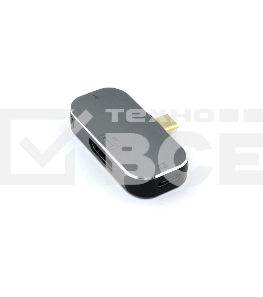 Адаптер Type C на Display Port + Type C + PD