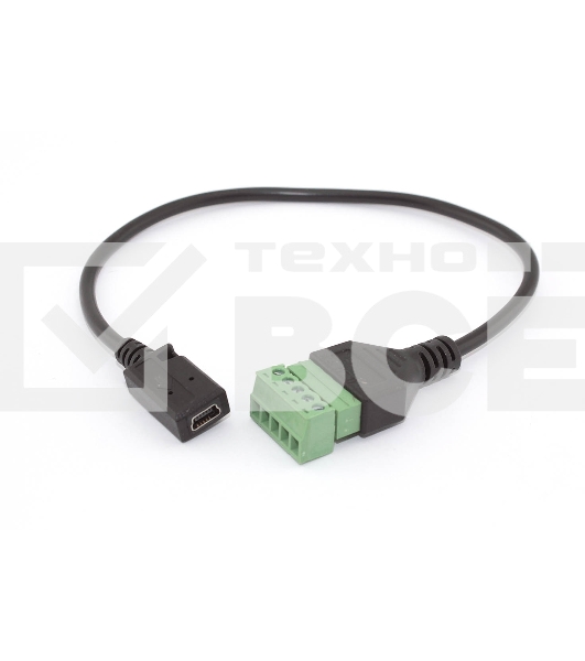 Кабель со сборным  разъемом mini USB мама
