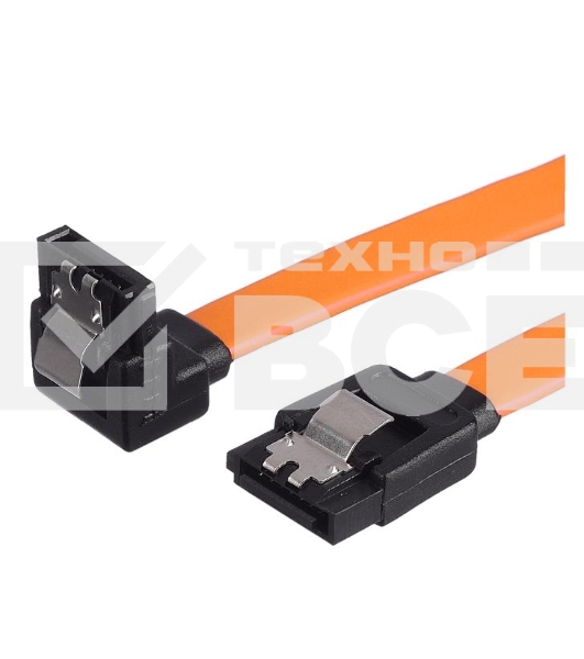Кабель а/в GOPOWER Длина 0.5 м Разъёмы SATA (m)-SATA (m) Цвет черный / оранжевый 00-00029042