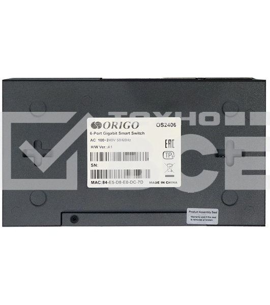 Настраиваемый L2 коммутатор 6x1000Base-T ORIGO OS2406/A1A