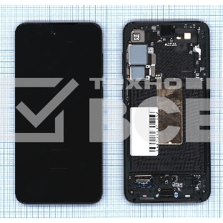 Дисплей для Samsung Galaxy S23 Plus 2023 S916B в сборе с тачскрином ServicePack черный GH82-30476A