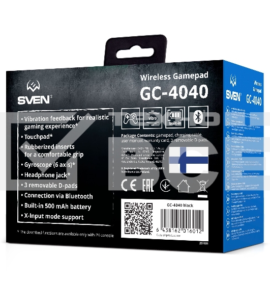 Геймпад Sven GC-4040 черный (SV-016012)