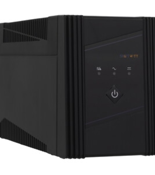 Источник бесперебойного питания SMARTWATT UPS UNI 450 черный 450/250 ВА/Вт, линейно-интерактивный, напольный, LED индикация, Shuko CEE7/4 - 2 шт.