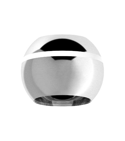Корпус светильника C1104 PSL серебро полированное D100*H80mm MR16 GU5.3 LED 3W 4200K