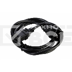 Шнур питания ЦМО с заземлением IEC 60320 C19/IEC 60320 C20, 16А/250В (3x1,5), длина 3 м. (R-16-Cord-C19-C20-3), фото 1