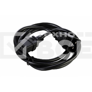Шнур питания ЦМО с заземлением IEC 60320 C19/IEC 60320 C20, 16А/250В (3x1,5), длина 3 м. (R-16-Cord-C19-C20-3)