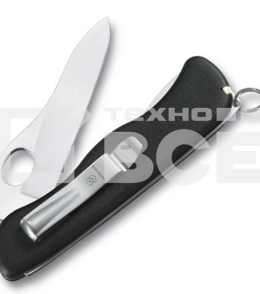 Нож перочинный Victorinox Sentinel One Hand (0.8416.M3) 111мм 5функций черный карт.коробка