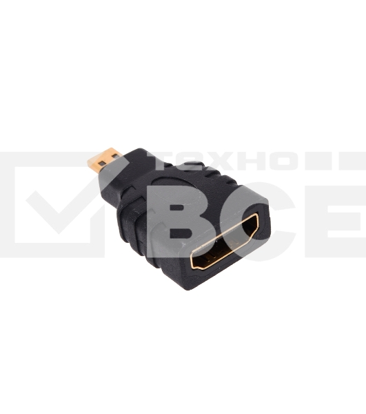 Переходник Gembird Переходник HDMI-microHDMI 19F/19M, золотые разъемы, пакет