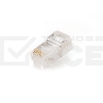 Коннектор RJ-45 экранированный (5 кат, 100шт, PLUG5SP, RJ45-FTP/SFTP, TC-PLUG-8P8C-S-C5-SH), фото 1