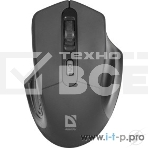 Мышь беспроводная Defender Datum MB-345 черный, 1600 dpi, радиоканал, USB, кнопки - 4, фото2